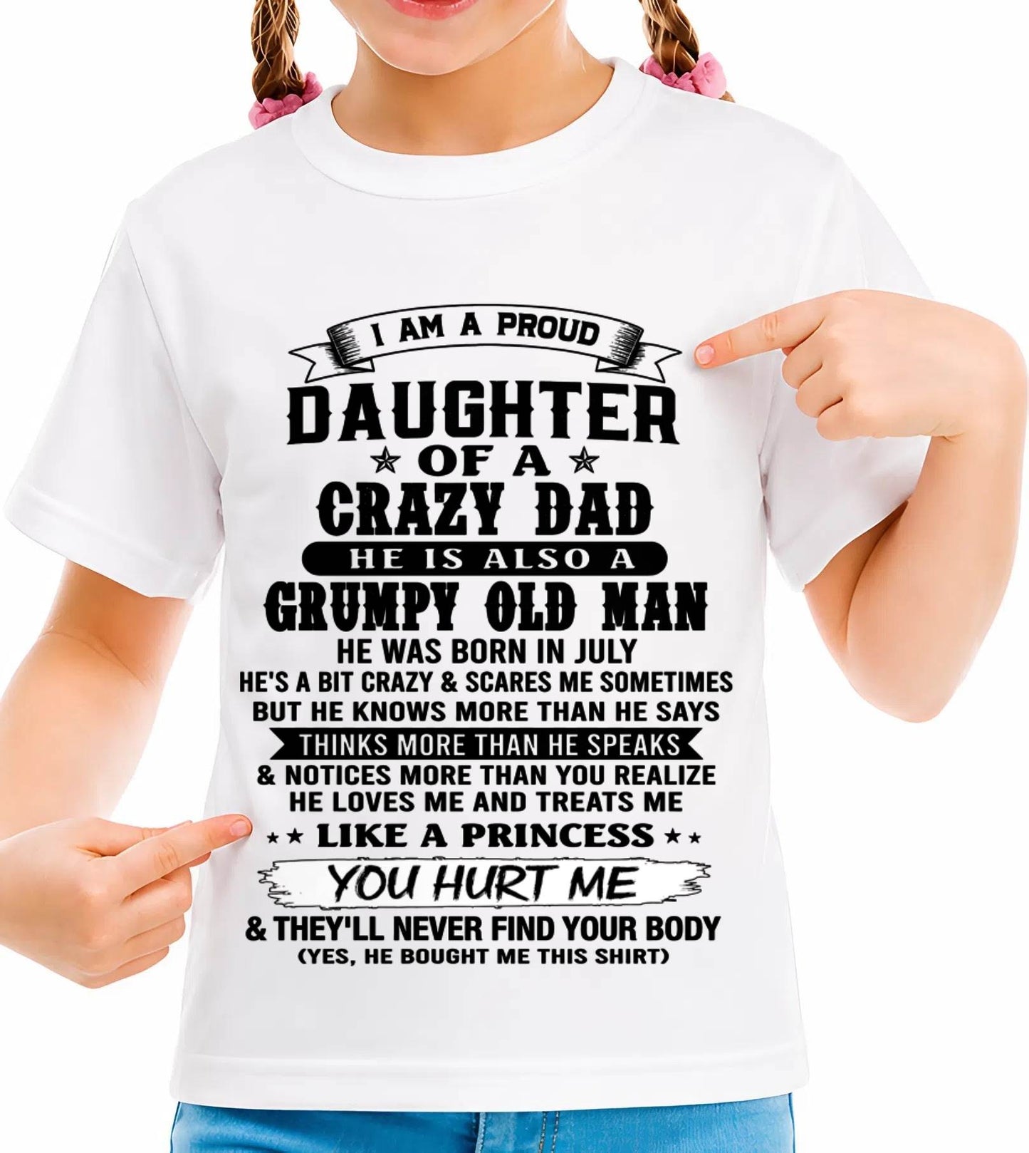 JULY - PROUD DAUGHTER OF DAD - FROM DAD - TLEE07 (SKU2606-209-07)