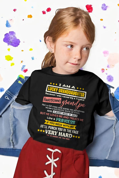 BLESSED GRANDDAUGHTER RAISED BY AN AMAZING GRANDPA - FROM GRANDPA - TLEE00 (SKU2603-273-00)