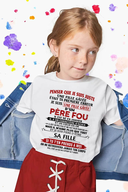 JANVIER / PAPA FOU, FILLE GÂTÉE - CADEAU DE PAPA - TLEE01 (SKU2605-354-01)
