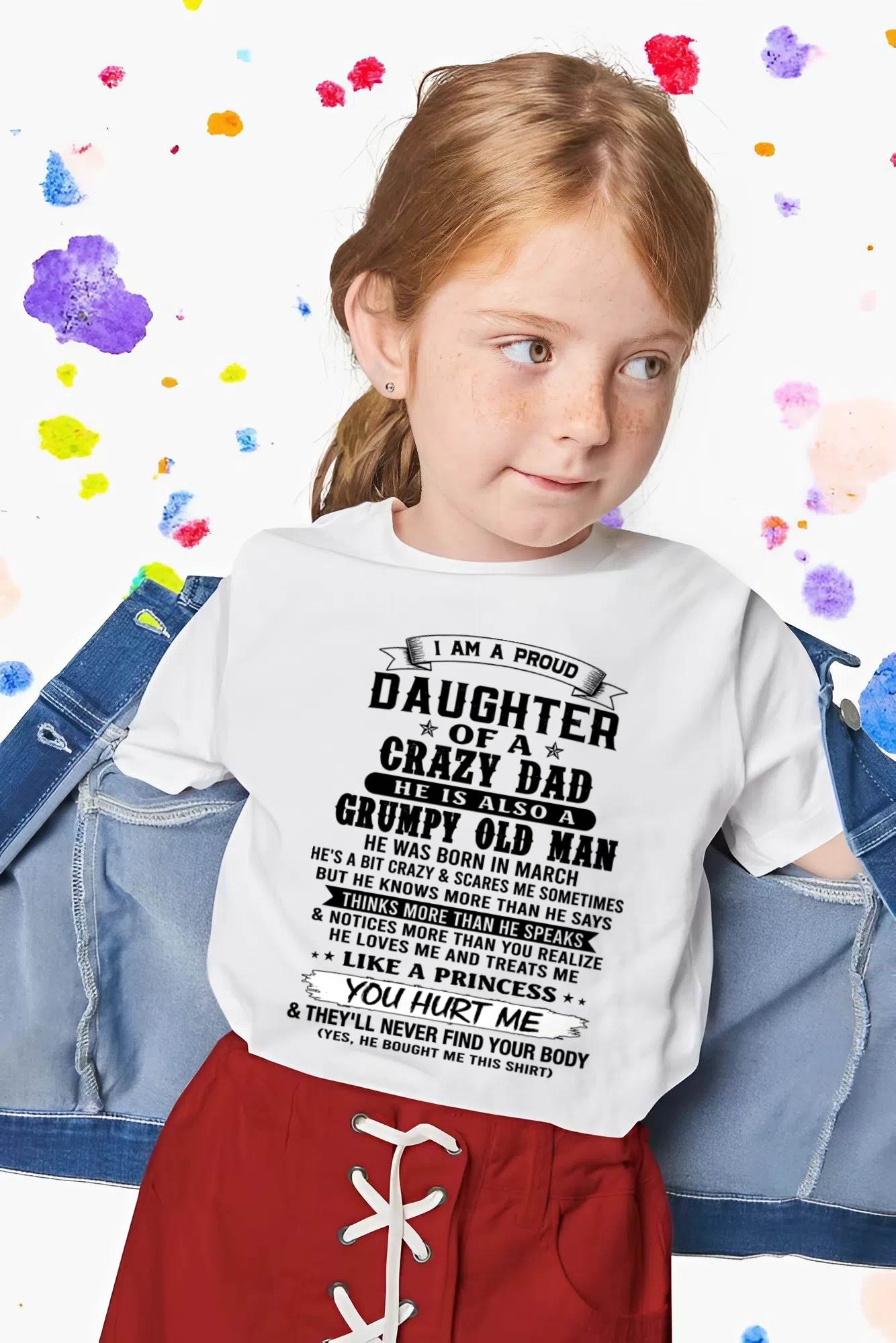 MARCH - PROUD DAUGHTER OF DAD - FROM DAD - TLEE03 (SKU2606-209-03)