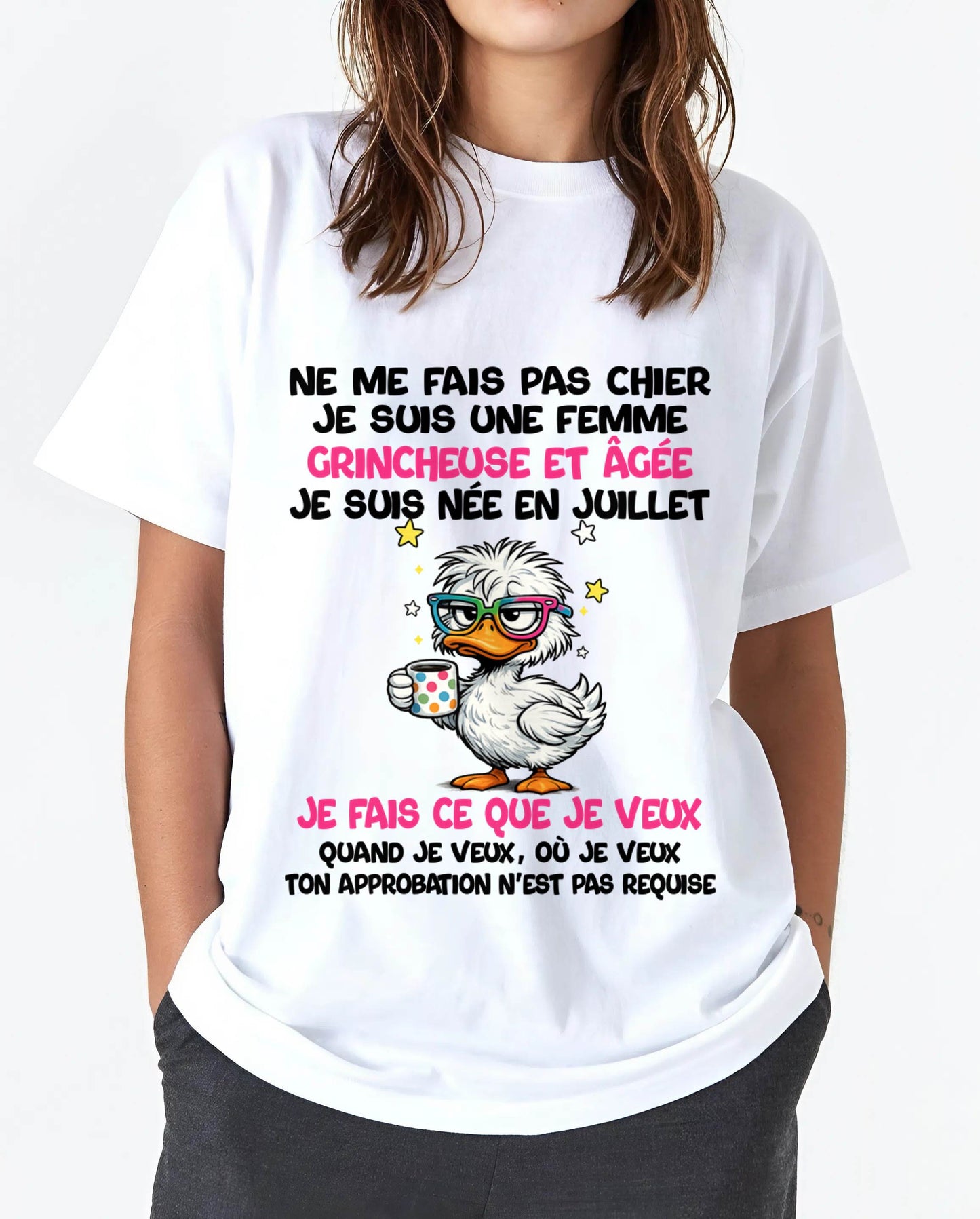 JE SUIS UNE FILLE DE JUILLET - POUR FEMME - TLEE07 (SKU2604-117-07)