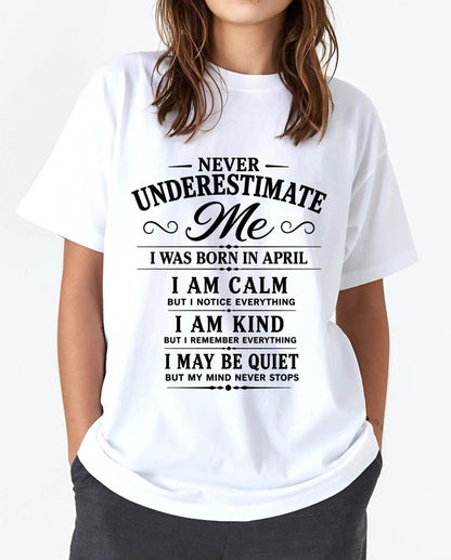 APRIL GIRL : CALM, KIND, UNFORGETTABLE - FOR WOMEN - TLEE04 (SKU2606-139-04)