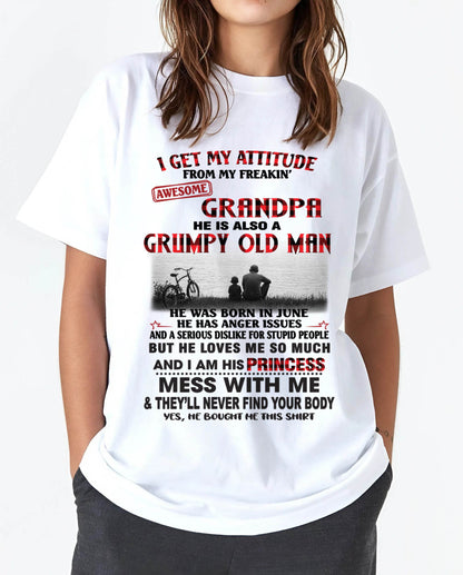JUNE GRANDPA - GRUMPY • AWESOME • PROTECTIVE - FROM GRANDPA - TLEE06 (SKU2605-176-06)