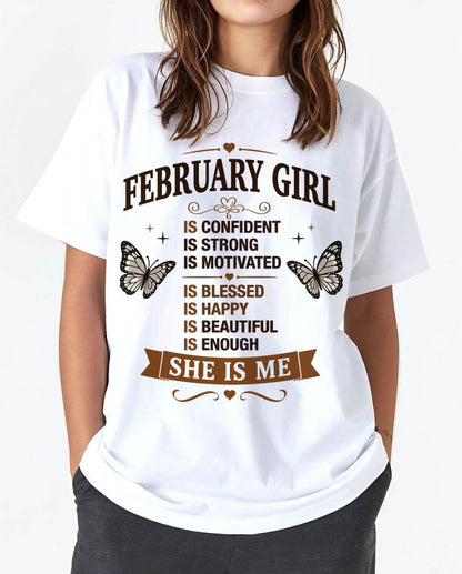 FEBRUARY GIRL – FAITH, STRENGTH & BEAUTY - FOR WOMEN - TLEE02 (SKU2605-378-02)