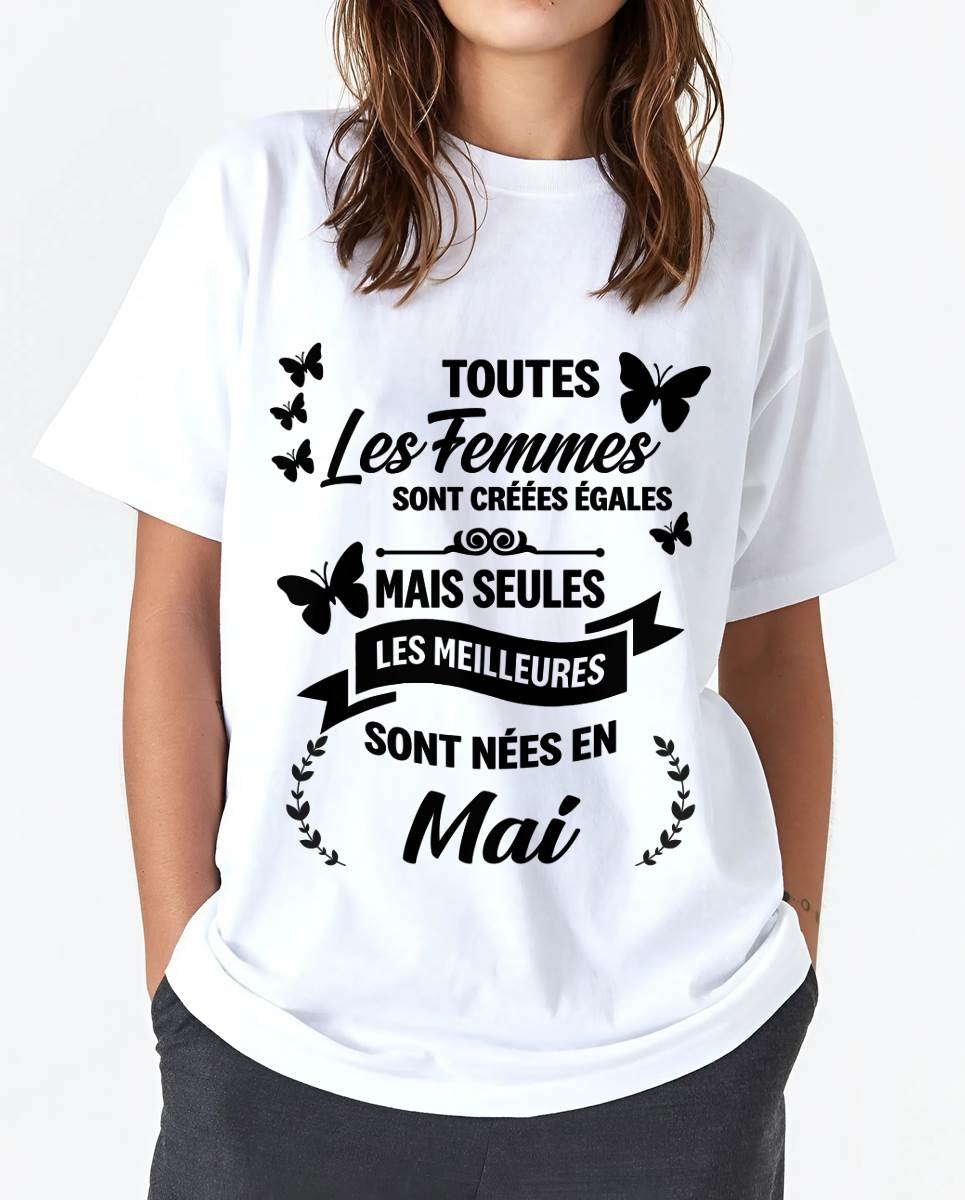 LES MEILLEURES NÉES EN MAI - POUR LES FEMMES - TLEE05 (SKU2603-352-05)