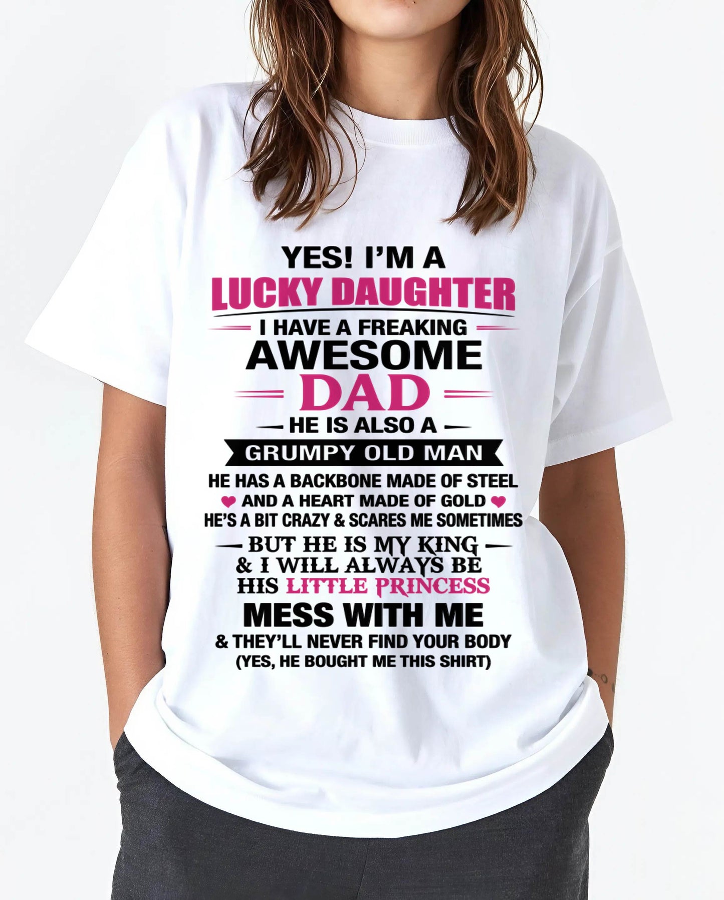 A LUCKY DAUGHTER – DADDY’S LITTLE PRINCESS - FROM DAD - TLEE00 (SKU2604-16-00)