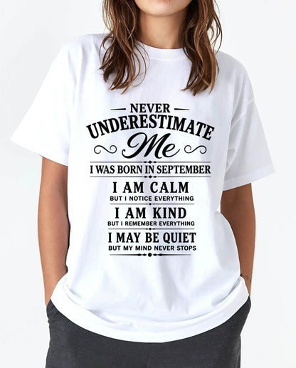 SEPTEMBER GIRL : CALM, KIND, UNFORGETTABLE - FOR WOMEN - TLEE09 (SKU2606-139-09)