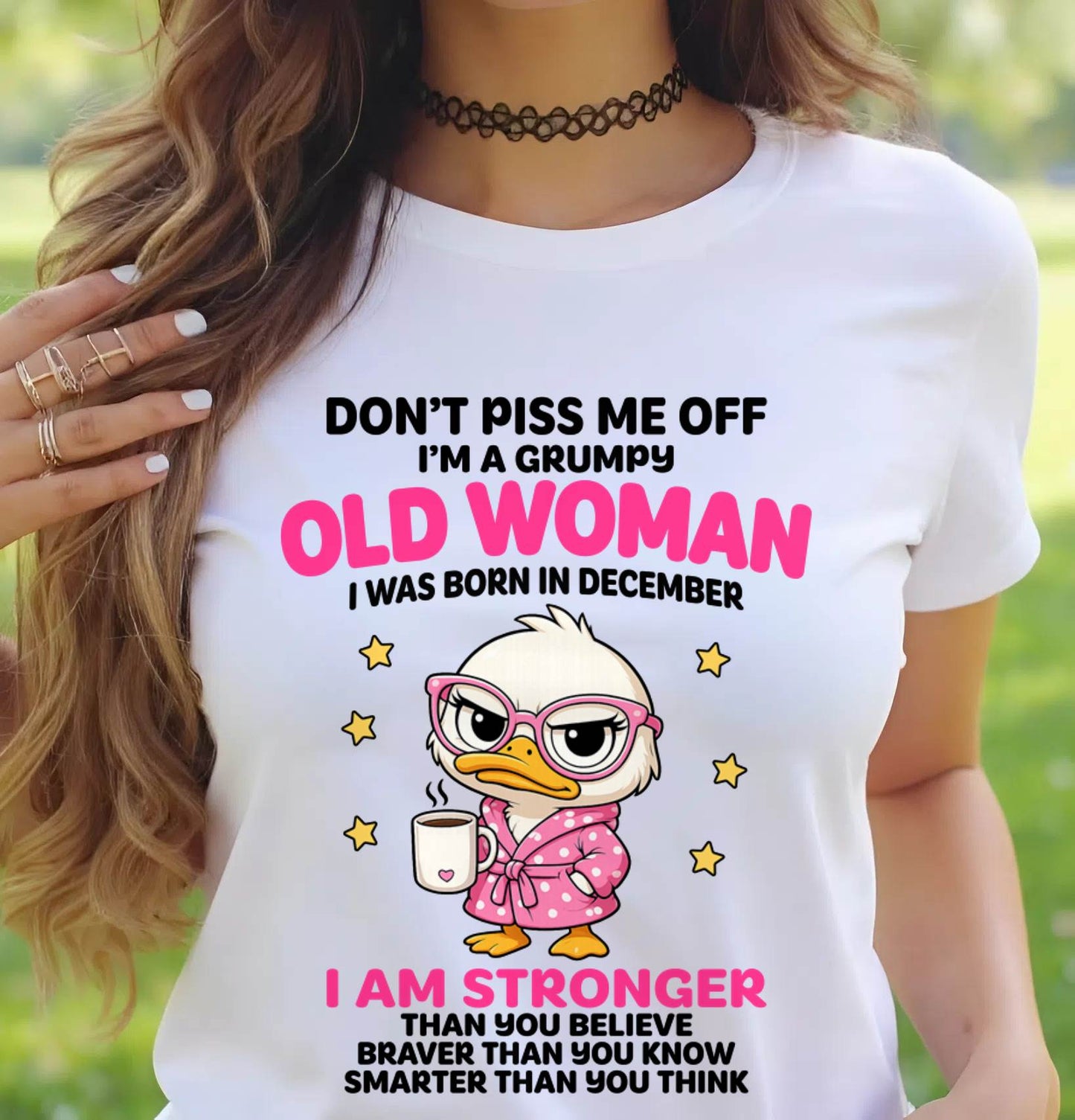 DECEMBER QUEEN WITH A GRUMPY ATTITUDE - FOR WOMEN - TLEE12 (SKU2604-220-12)