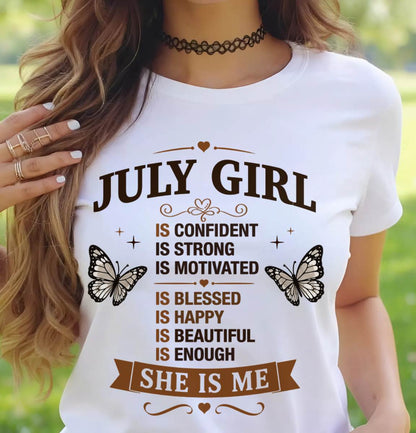 JULY GIRL – FAITH, STRENGTH & BEAUTY - FOR WOMEN - TLEE07 (SKU2605-378-07)