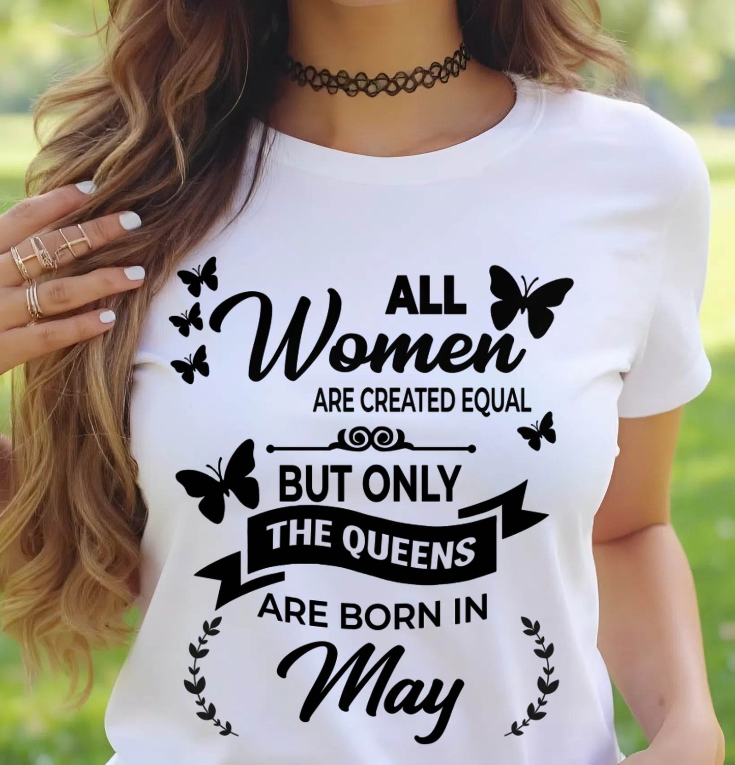 MAY GIRLS ARE TRUE QUEENS - FOR WOMEN - TLEE05 (SKU2605-58-05)