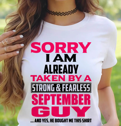 MY SEPTEMBER GUY BOUGHT ME THIS SHIRT - FROM HUSBAND - TLEE09 (SKU2605-65-09)