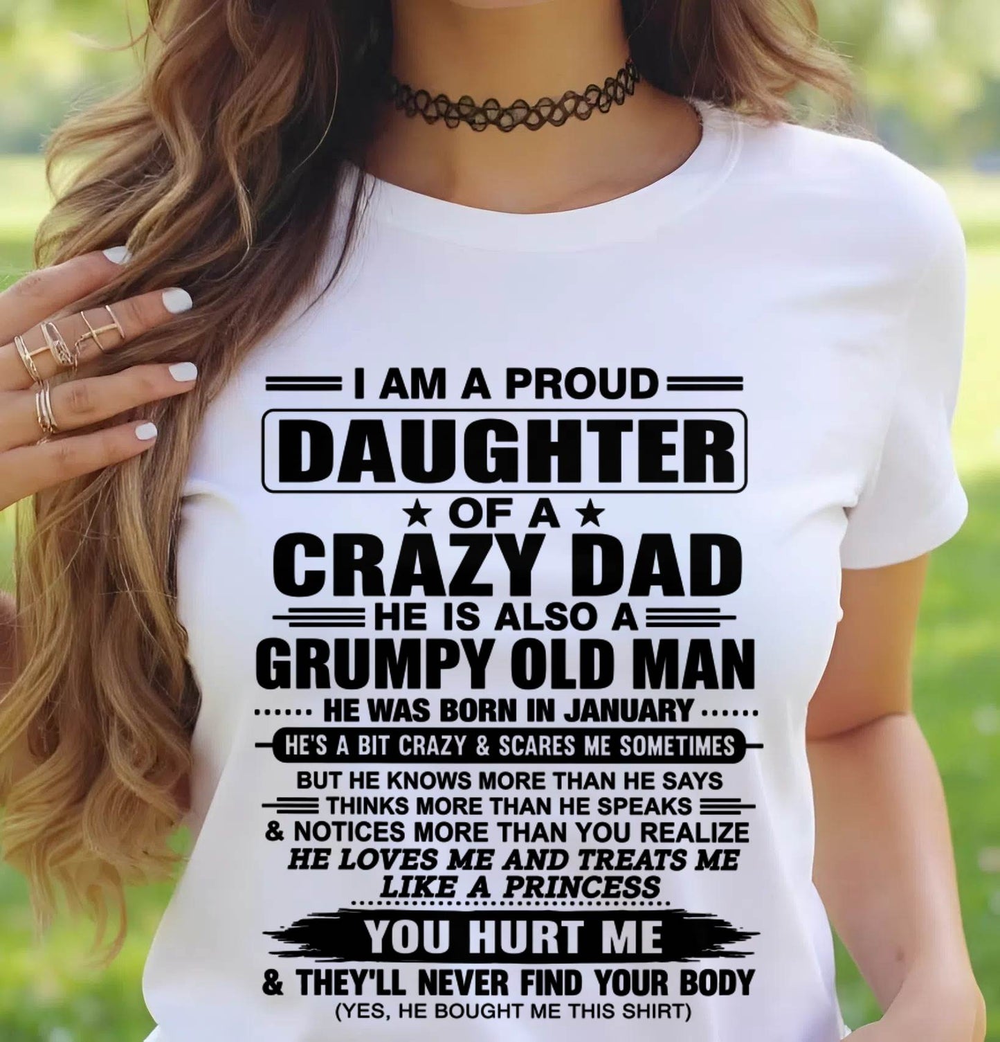 JANUARY DAD - GRUMPY OLD MAN, LOVING FATHER - FROM DAD - TLEE01 (SKU2606-302-01)