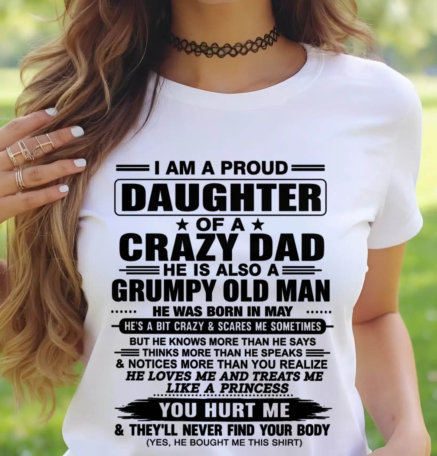 MAY DAD - GRUMPY OLD MAN, LOVING FATHER - FROM DAD - TLEE05 (SKU2606-302-05)