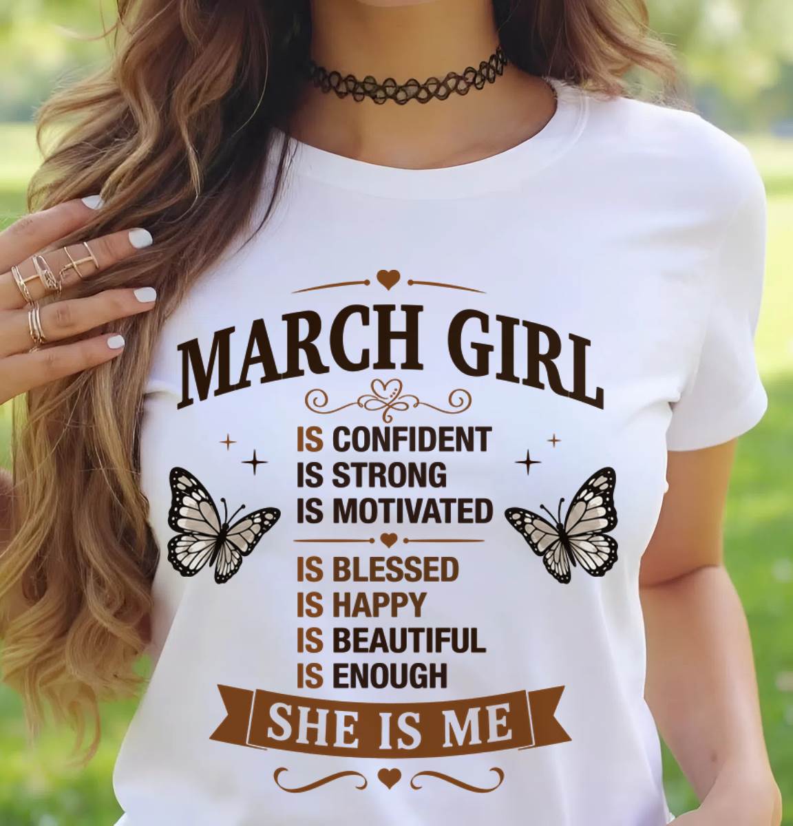 MARCH GIRL – FAITH, STRENGTH & BEAUTY - FOR WOMEN - TLEE03 (SKU2605-378-03)