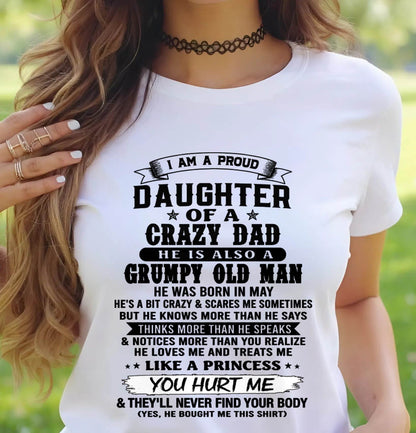 MAY - PROUD DAUGHTER OF DAD - FROM DAD - TLEE05 (SKU2606-209-05)