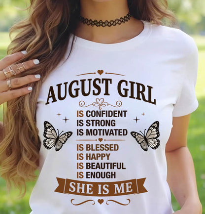 AUGUST GIRL – FAITH, STRENGTH & BEAUTY - FOR WOMEN - TLEE08 (SKU2605-378-08)