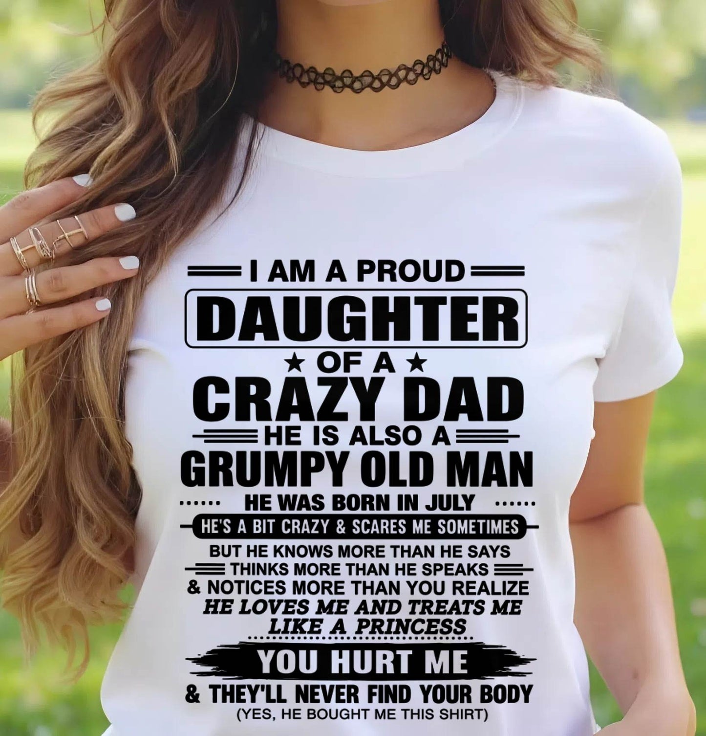 JULY DAD - GRUMPY OLD MAN, LOVING FATHER - FROM DAD - TLEE07 (SKU2606-302-07)