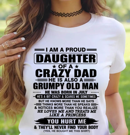 JULY DAD - GRUMPY OLD MAN, LOVING FATHER - FROM DAD - TLEE07 (SKU2606-302-07)