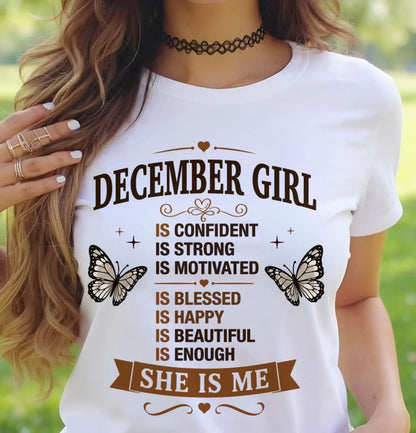 DECEMBER GIRL – FAITH, STRENGTH & BEAUTY - FOR WOMEN - TLEE12 (SKU2605-378-12)