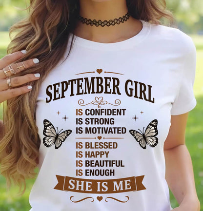SEPTEMBER GIRL – FAITH, STRENGTH & BEAUTY - FOR WOMEN - TLEE09 (SKU2605-378-09)