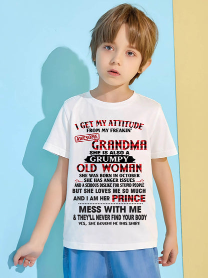 OCTOBER - I GET MY ATTITUDE FROM MY FREAKIN’ AWESOME GRANDMA - FROM GRANDMA - TLEE10 (SKU2603-157-10)