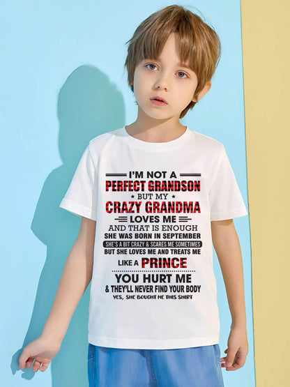 SEPTEMBER - PROUD GRANDSON OF A CRAZY GRANDMA - FROM GRANDMA - TLEE09 (SKU2603-71-09)