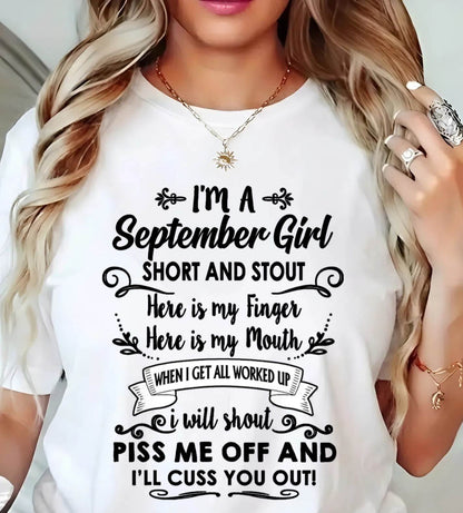 SEPTEMBER GIRL - WITH AN ATTITUDE YOU SHOULDN’T TEST - FOR WOMEN - TLEE09 (SKU2602-61-09)