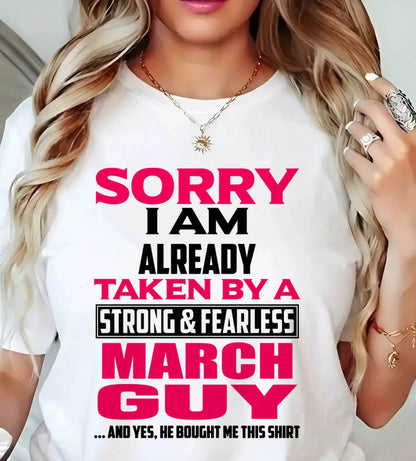 MY MARCH GUY BOUGHT ME THIS SHIRT - FROM HUSBAND - TLEE03 (SKU2605-65-03)