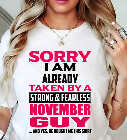 MY NOVEMBER GUY BOUGHT ME THIS SHIRT - FROM HUSBAND - TLEE11 (SKU2605-65-11)