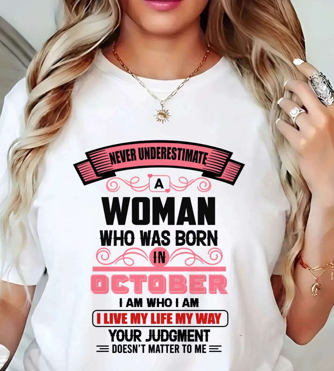 OCTOBER - I AM WHO I AM — CONFIDENT, INDEPENDENT, AND UNAPOLOGETIC - FOR WOMEN - TLEE10 (SKU2602-91-10)
