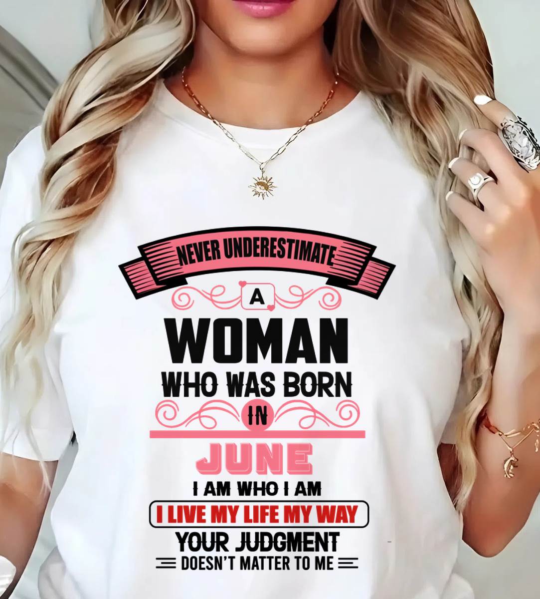 JUNE - I AM WHO I AM — CONFIDENT, INDEPENDENT, AND UNAPOLOGETIC - FOR WOMEN - TLEE06 (SKU2602-91-06)