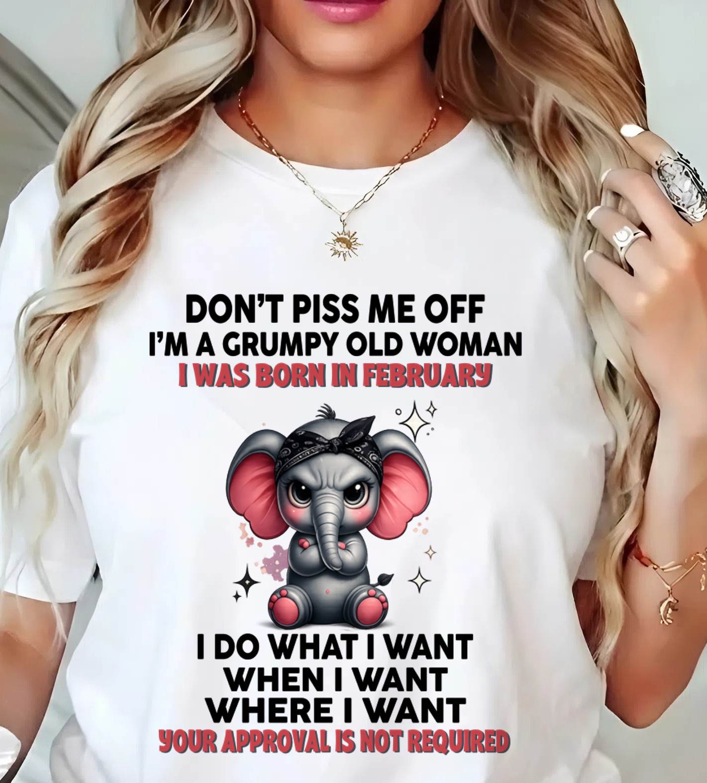 FEBRUARY - I DO WHAT I WANT, WHEN I WANT, AND I DON’T NEED YOUR PERMISSION - FOR WOMEN - TLEE02 (SKU2602-185-02)