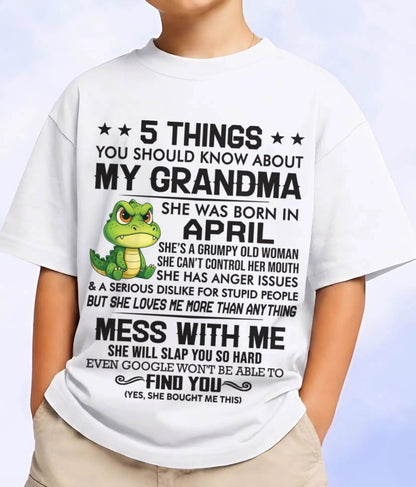 APRIL GRANDMAS ARE DIFFERENT - FROM GRANDMA - TLEE04 (SKU10-06-04)