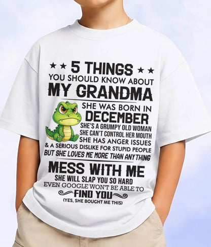 DECEMBER GRANDMAS ARE DIFFERENT - FROM GRANDMA - TLEE12 (SKU10-06-12)