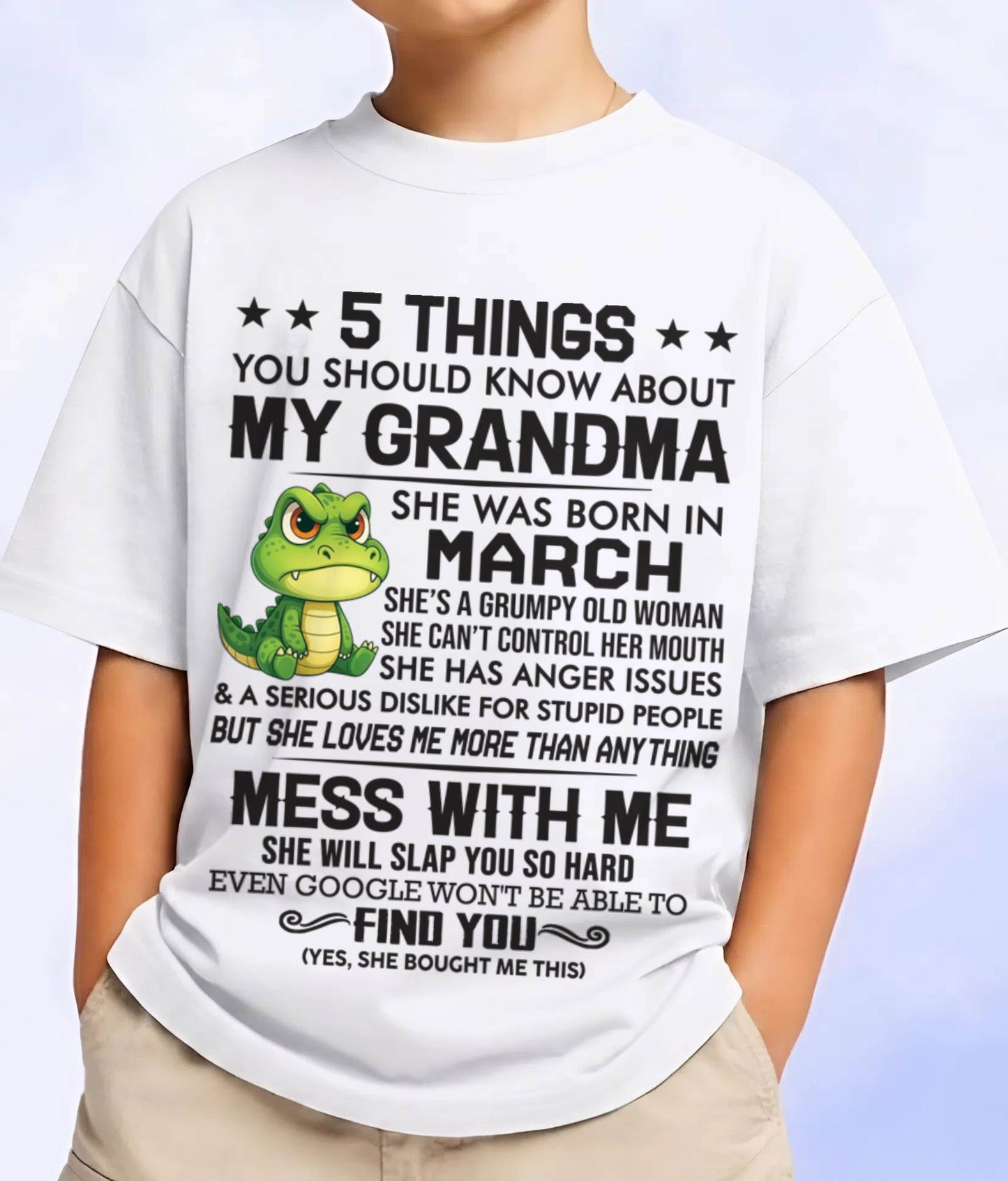 MARCH GRANDMAS ARE DIFFERENT - FROM GRANDMA - TLEE03 (SKU10-06-03)