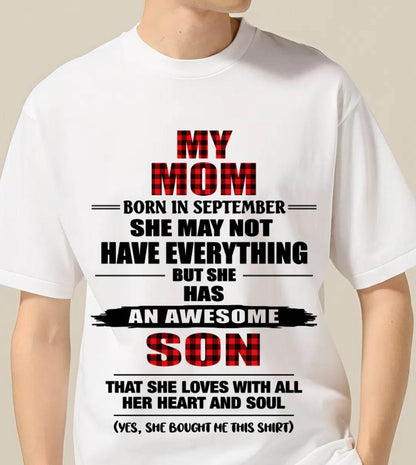 SEPTEMBER - A MOTHER'S LOVE, A SON'S PRIDE - FROM MOM - TLEE09 (SKU2606-149-09)