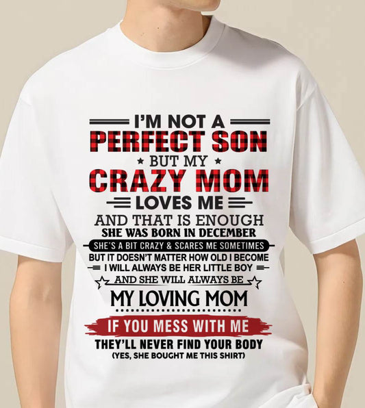 DECEMBER - NO MATTER HOW OLD I GET, I’LL ALWAYS BE MY MOM’S LITTLE BOY - FROM MOM - TLEE12 (SKU2602-59-12)