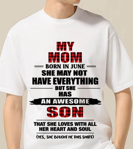 JUNE - A MOTHER'S LOVE, A SON'S PRIDE - FROM MOM - TLEE06 (SKU2606-149-06)