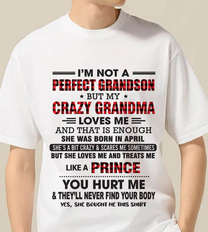 APRIL - PROUD GRANDSON OF A CRAZY GRANDMA - FROM GRANDMA - TLEE04 (SKU2603-71-04)