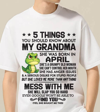 APRIL GRANDMAS ARE DIFFERENT - FROM GRANDMA - TLEE04 (SKU10-06-04)