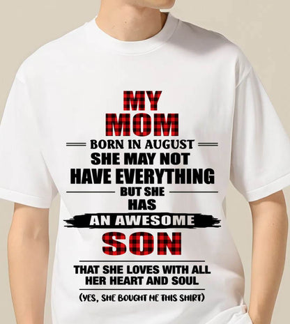 AUGUST - A MOTHER'S LOVE, A SON'S PRIDE - FROM MOM - TLEE08 (SKU2606-149-08)