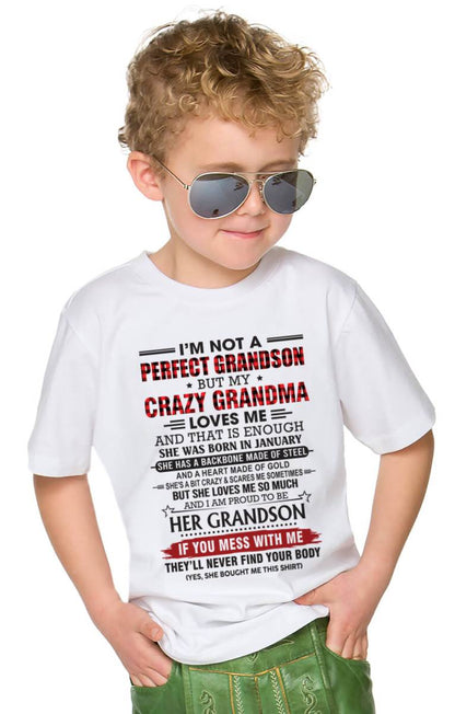 JANUARY - I’M NOT PERFECT, BUT MY CRAZY GRANDMA LOVES ME - FROM GRANDMA - TLEE01 (SKU26T-01131-01)