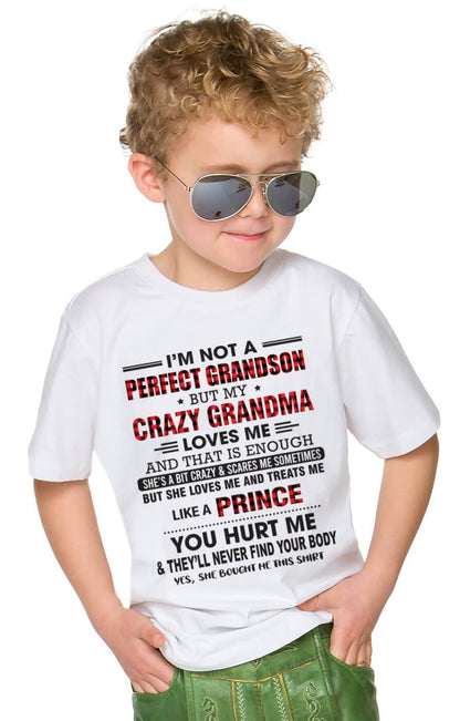 PROUD GRANDSON OF A CRAZY GRANDMA - FROM GRANDMA - TLEE00 (SKU2603-71-00)