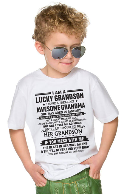 JANUARY - GRANDSON OF A STRONG & LOVING GRANDMA - FROM GRANDMA - TLEE01 (SKU11-154-01)
