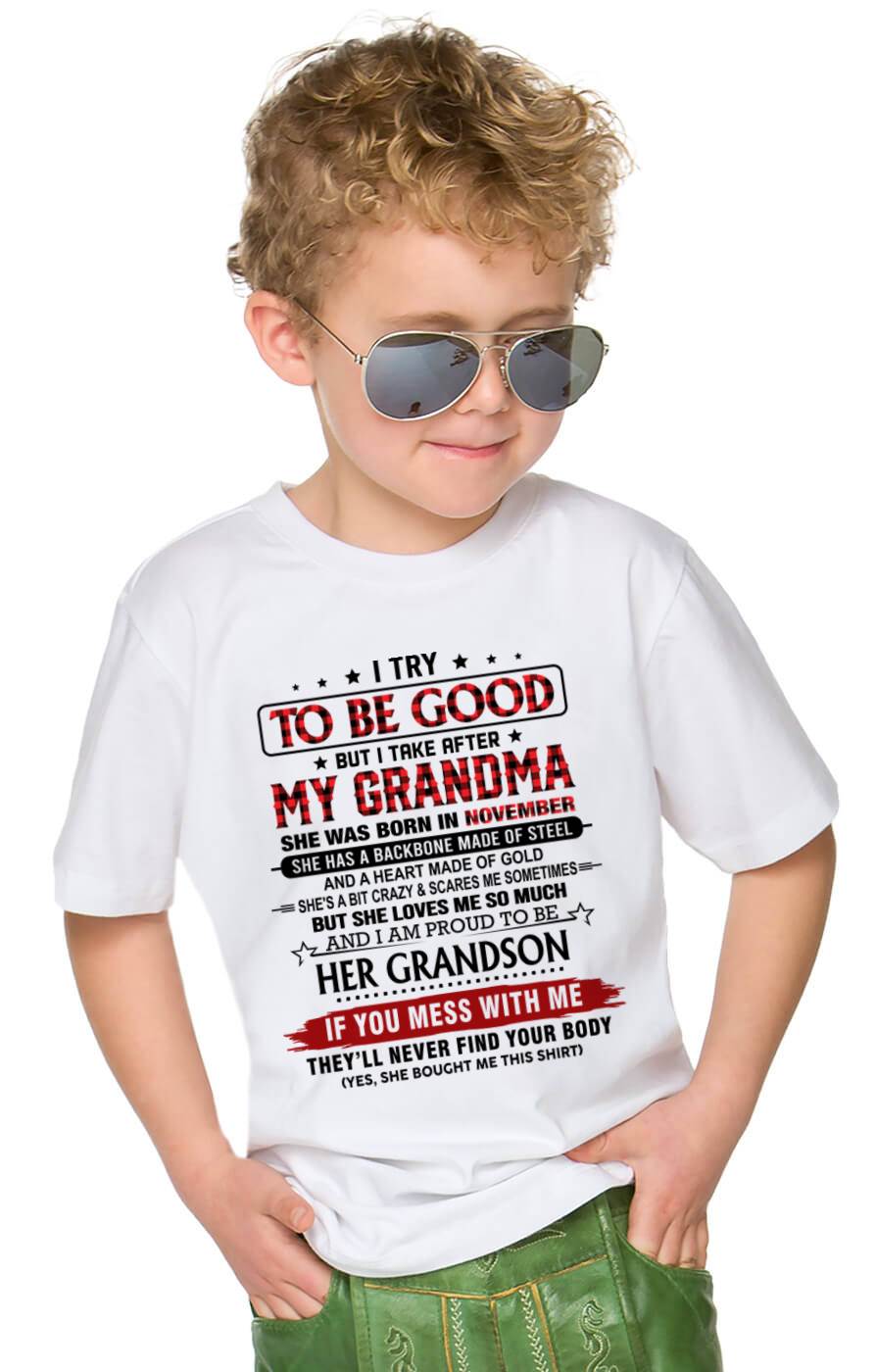 NOVEMBER - I TRY TO BE GOOD BUT I TAKE AFTER MY GRANDMA - FROM GRANDMA - TLEE11 (SKU26T-01289-11)