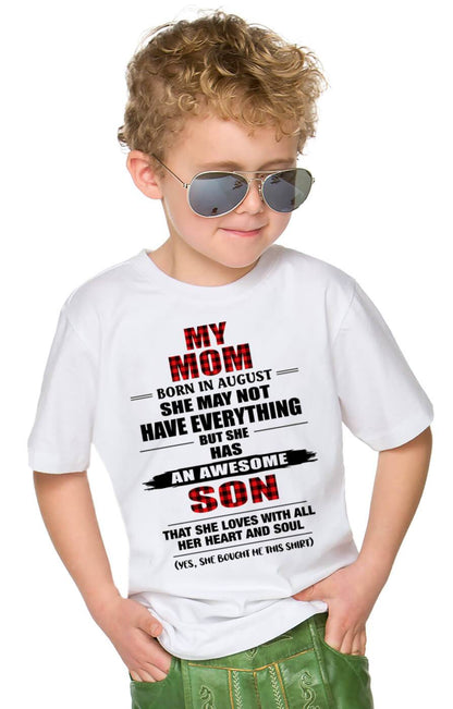 AUGUST - A MOTHER'S LOVE, A SON'S PRIDE - FROM MOM - TLEE08 (SKU2606-149-08)