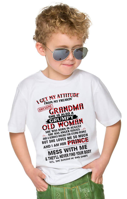 AUGUST - I GET MY ATTITUDE FROM MY FREAKIN’ AWESOME GRANDMA - FROM GRANDMA - TLEE08 (SKU2603-157-08)