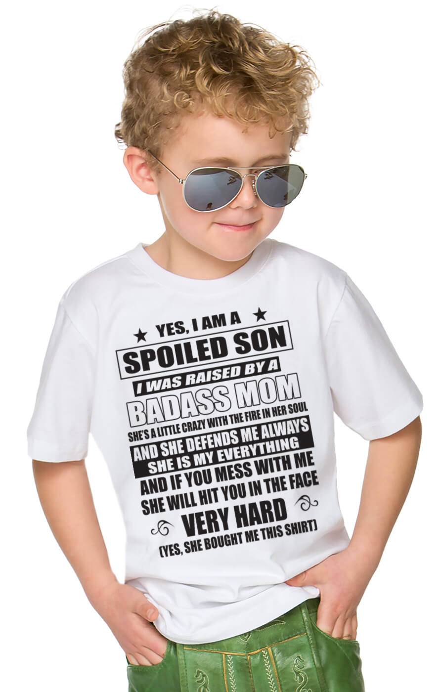 MY MOM RAISED ME WITH LOVE AND ATTITUDE - FROM MOM - TLEE00 (SKU2605-282-00)