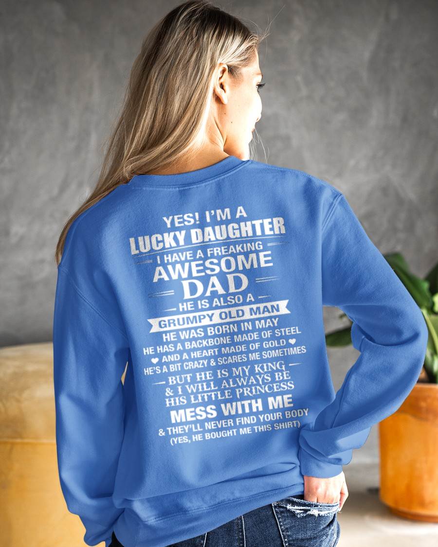 MAY - BEHIND EVERY STRONG GIRL IS AN AWESOME DAD - FROM DAD - TLEE05 (SKU2605-405-05)