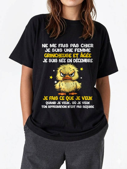 JE SUIS UNE FILLE DE DÉCEMBRE - POUR FEMME - TLEE12 (SKU2604-119-12)